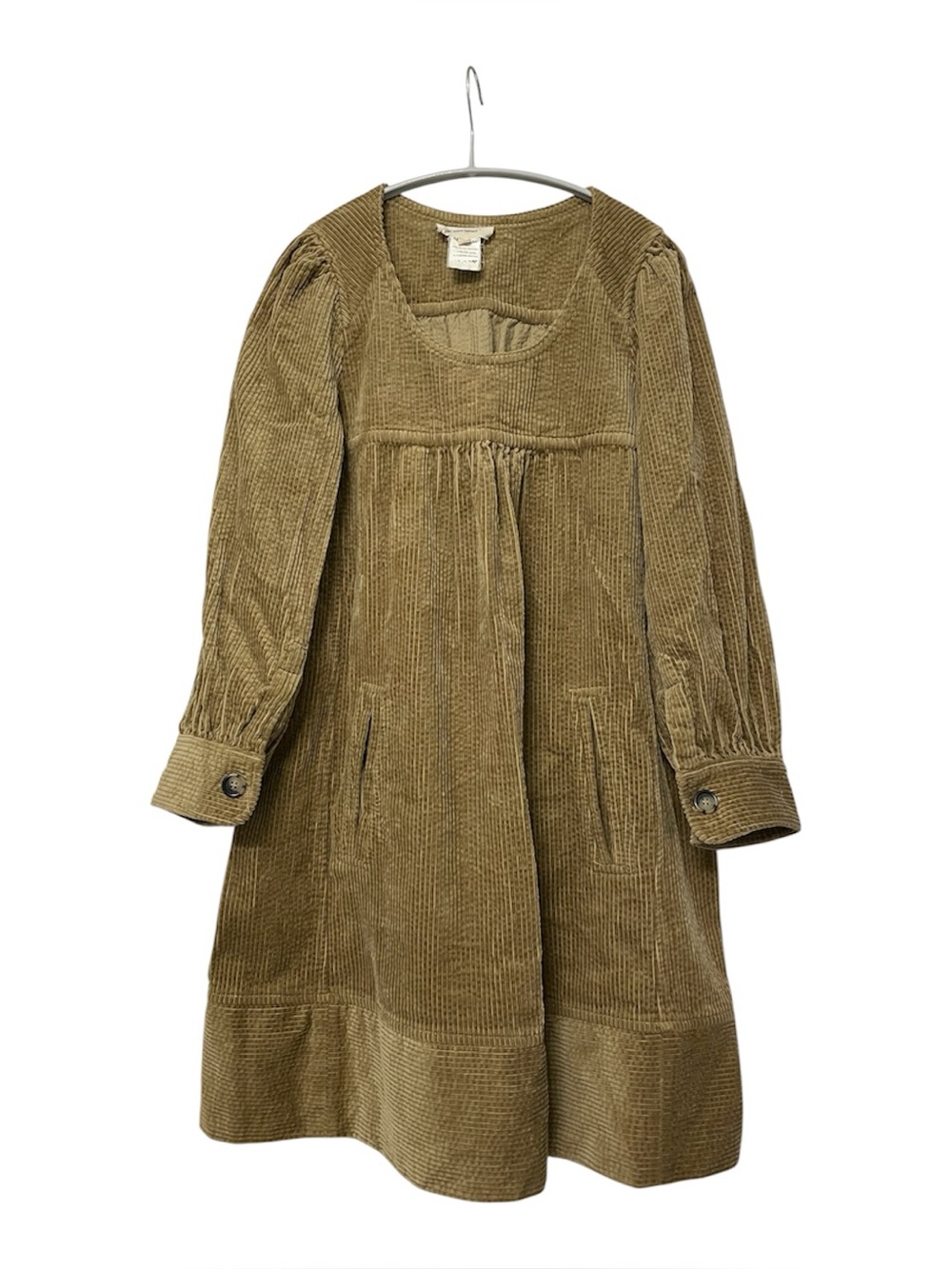 Vintage Etoile Isabel Marant Tan Corduroy Swing Dress
